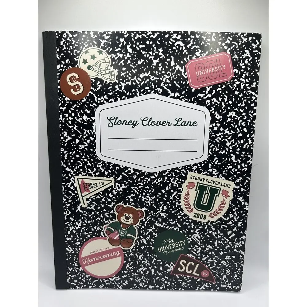 Lot Of 3 Stoney Clover Lane Journals, Stickers, And Gift Tags - See Description